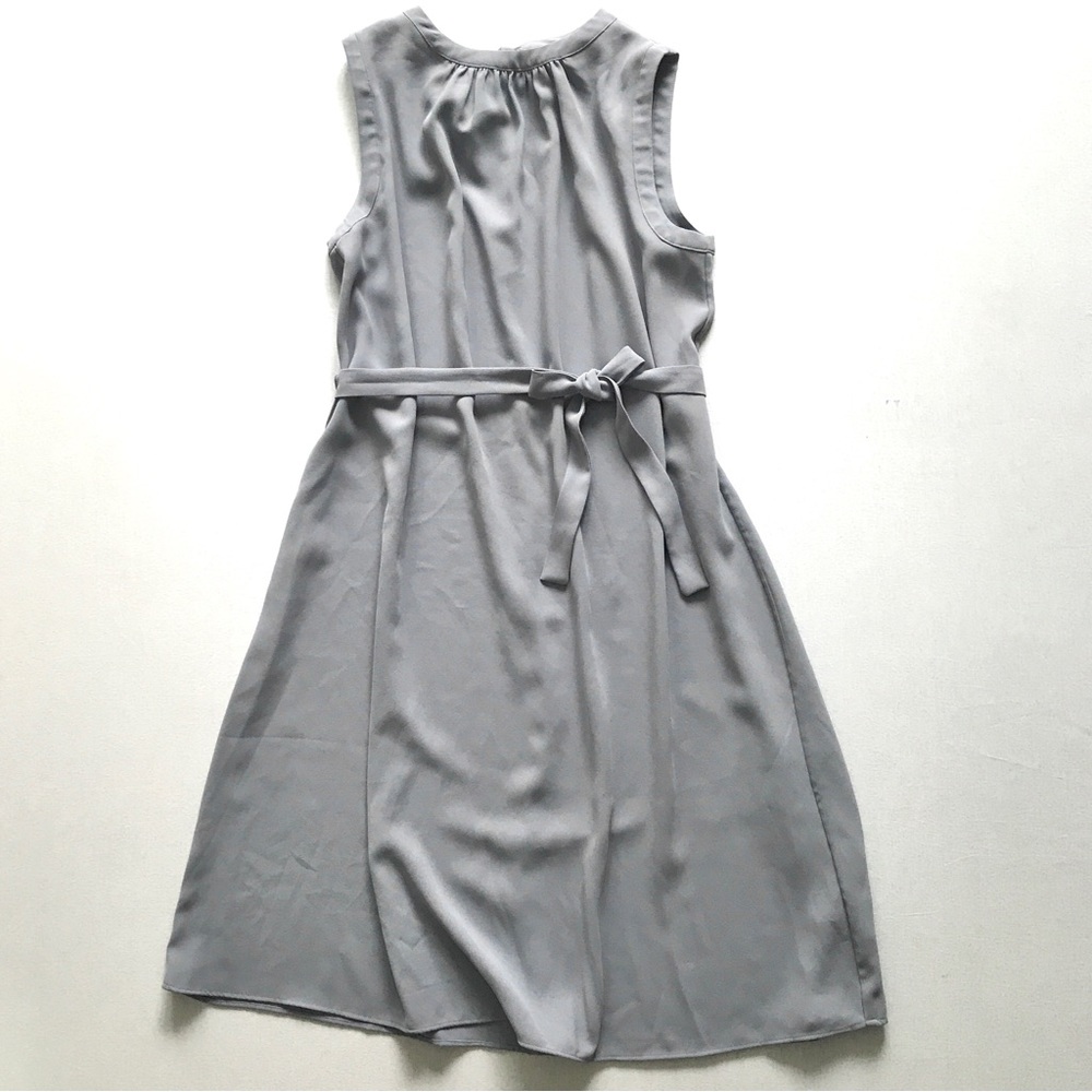 H&M Greyish Purple Gathered Neckline Dress (M)